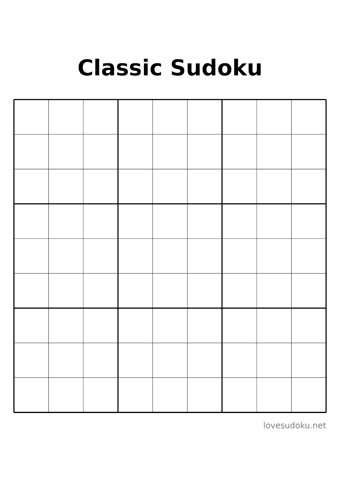sudoku printable medium